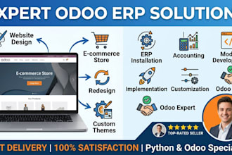 do odoo development, odoo website design, odoo ecommerce and odoo customization