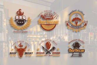design creative bar, food, restaurant, coffee, bakery logo for your business