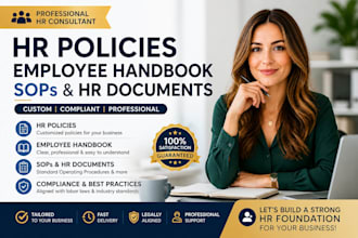 be your HR consultant for policies, sops, and compliance documents