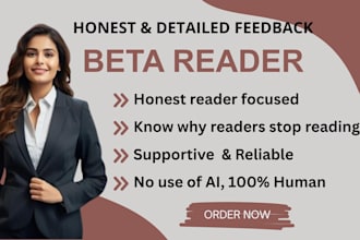 beta read critique your manuscript with expert feedback