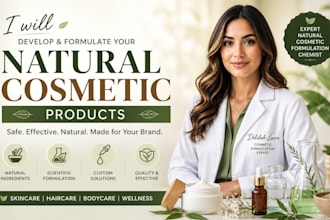 develop and formulate your natural cosmetic products