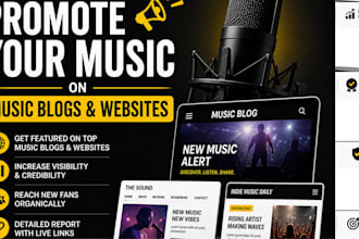 promote your music on blogs and website for real exposure