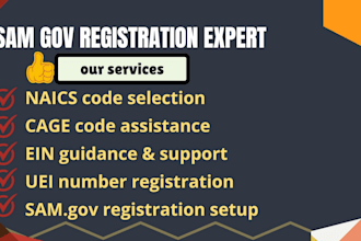 do sam gov registration, ein, uei number and cage code for government contracts