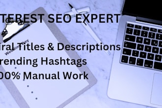 write viral pinterest titles and SEO descriptions