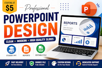 create a clean and professional powerpoint presentation for students