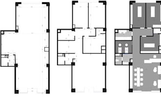 create a functional space planning and furniture layout