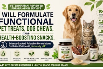 formulate pet probiotics, gut health supplements, and digestive wellness