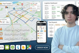 develop a logistics and gps tracking app