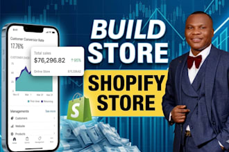 design an eye catching shopify dropshipping store