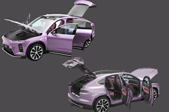 design custom 3d car modelling for 3d printing and game ready rc car cad design