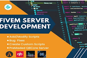 fivem developer fivem mlo, fivem custom map, peds, qbcore, edit fivem script