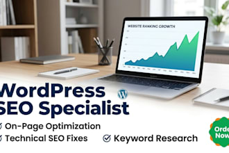 do wordpress on page, technical SEO, key word research specialist
