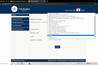 custom develop booking appointment bot,vfs bot,booking bot,vfs appointment