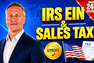 do fast irs ein registration, obtain state tax id and sales tax permit