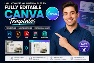 turn designs into canva editable templates