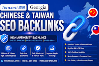 provide SEO high authority chinese and taiwan backlink for google ranking