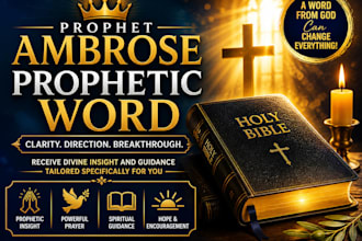 deliver a prophetic word and prayer for your situation