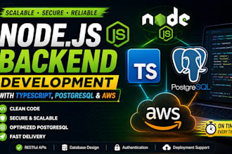 develop a scalable rest API with nodejs and typescript
