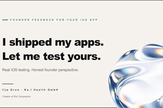 test your ios app