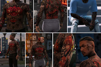sell a big pack tattoo for un server fivem