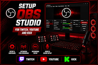 setup obs studio for twitch youtube and kick
