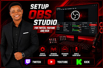 setup obs studio for twitch youtube and kick