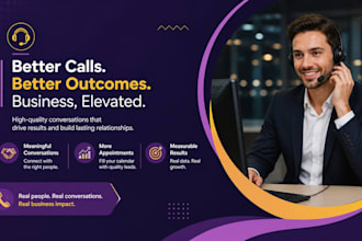 do b2b b2c cold calling, appointment setting to boost sales in english
