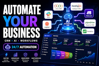 fix zoho CRM,  slack, n8n, jetpack CRM hubspot CRM zoho flow zapier integration