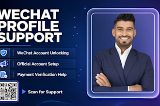set up wechat and qq accounts for gaming, business or marketing