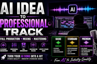 turn your ai song into a professional studio quality track