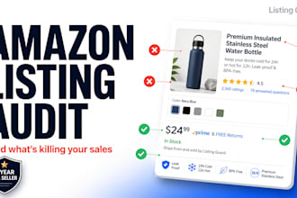 audit your amazon listing and find what is killing your sales