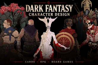design fantasy characters for games, cards, and rpg