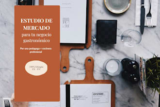 estudio de mercado profesional para tu restaurante o food business