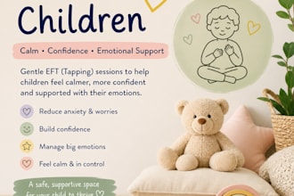 provide eft tapping sessions for children to support calm and confidence