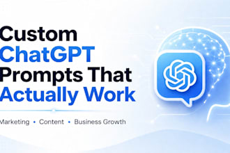 create chatgpt prompts for marketing, sales, and business growth