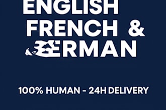 professional english to french germany translation in 24h