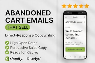 write high converting abandoned cart email sequences