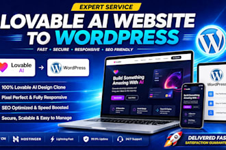 convert lovable ai website to wordpress copy lovable ai clone lovable hostinger