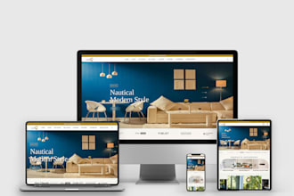 create professional ecommerce website or online store