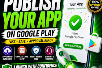 upload and upload and publish your app on google play store