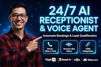 ai voice agent, ai receptionist, calling ai agent, n8n make vapi, retell ai auto
