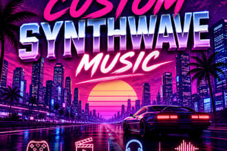 make synthwave music for your project