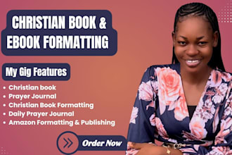 format, design christian ebook , daily devotional, prayer journal, journal