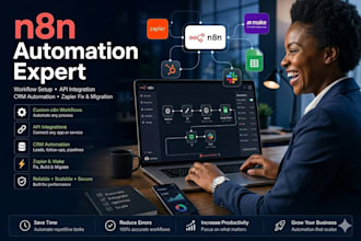 build n8n automation workflow setup API integration fix zapier error