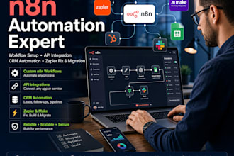 build n8n automation workflow setup API integration fix zapier error