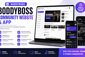 build boddyboss community website, boddyboss app
