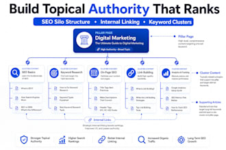build a topical authority content silo for your niche, SEO ready
