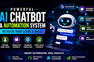 create ai chatbot, ai website,  ai web chatbot, chatbot automation, ai support