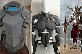 design wearable cosplay creation model anime cosplay armor 3d printing