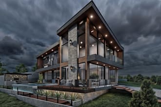 ultrarealistic 3d architectural rendering